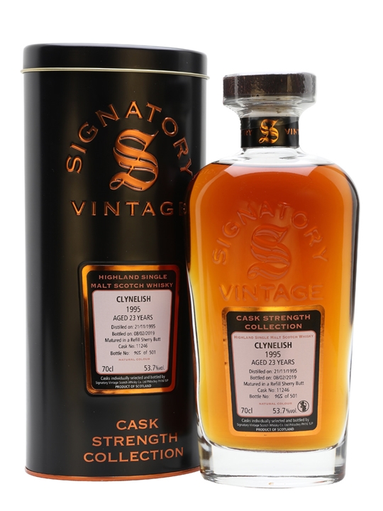 Clynelish 23 Year Old 1995 Signatory Vintage - 70cl 57.7%