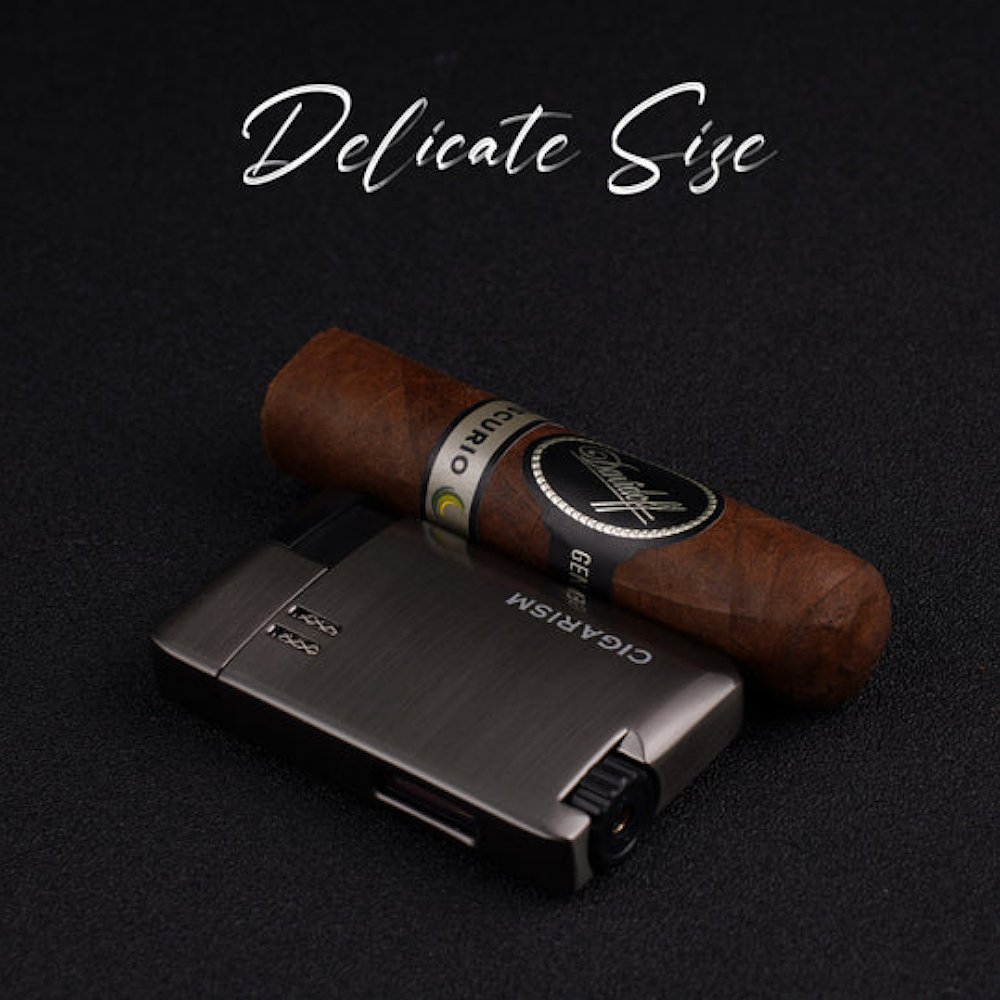 Cigarism Windproof Single Jet Flame Cigar Lighter Black