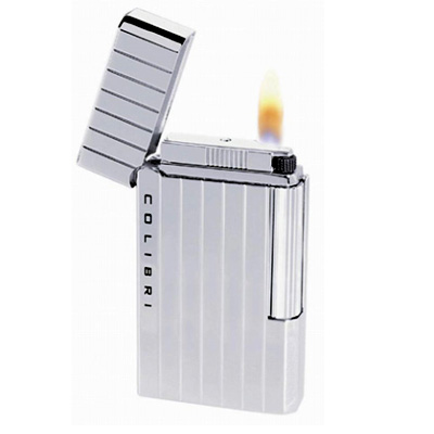 Colibri Wellington Soft Flame Lighter- Chrome