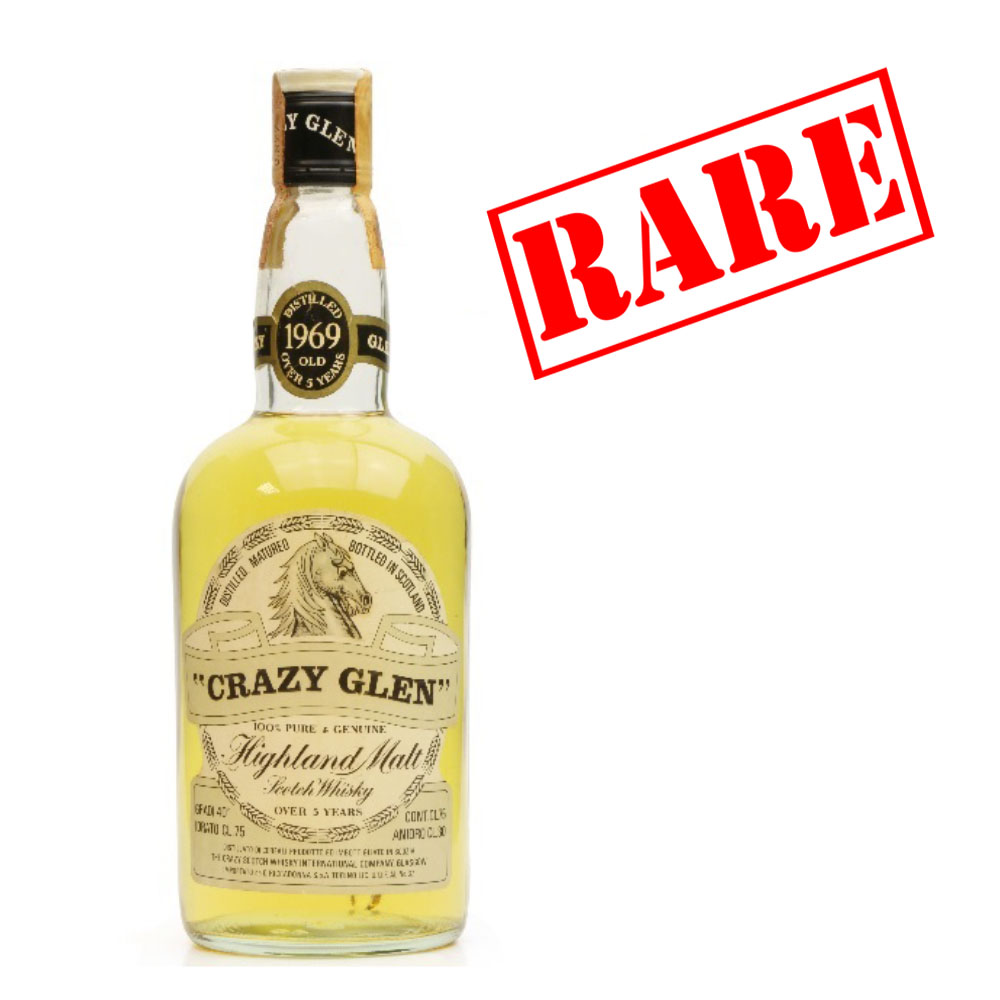 Crazy Glen Over 5 Year Old 1969 Malt Scotch Whisky - 75cl 40%
