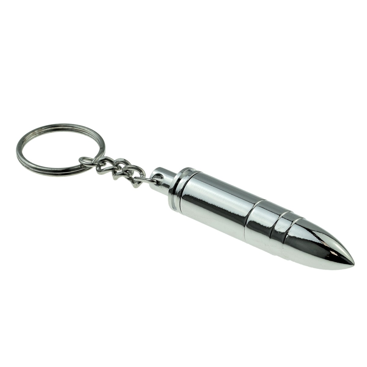 Details about   Bullet Punch Silver/Chrome Finish Cigar Cutter with Key Ring