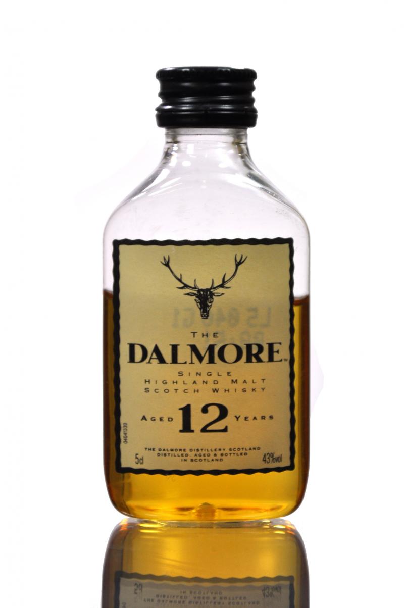 Dalmore 12 Year Old Whisky Miniature - 5cl 43%