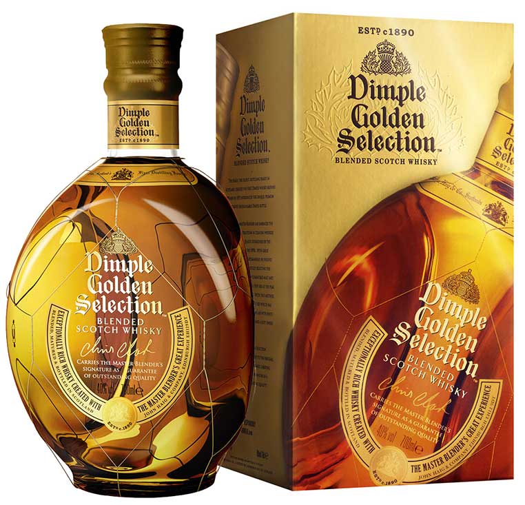 Dimple Golden Selection Blended Scotch Whisky - 70cl 40%