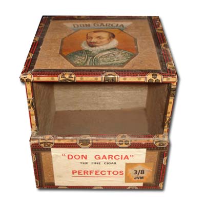 Garcia brand cigar box circa 1930's
