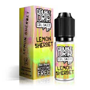 Double Drip Lemon Sherbet Vape E- Liquid 10ml 0mg