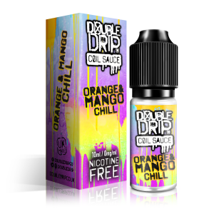 Double Drip Orange & Mango Chill Vape E- Liquid 10ml 0mg