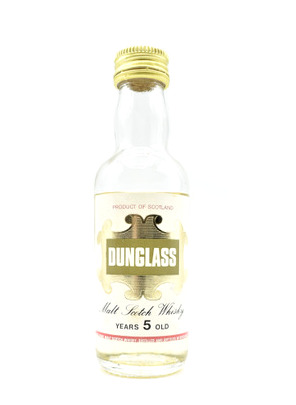 Dunglass 5 Year Old Malt Scotch Whisky Miniature - 5cl 40%