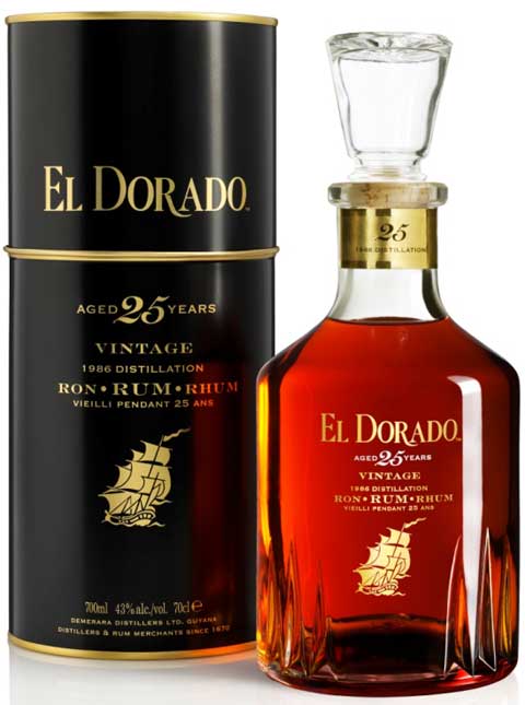 El Dorado 25 Year Old Rum - 70cl 43%