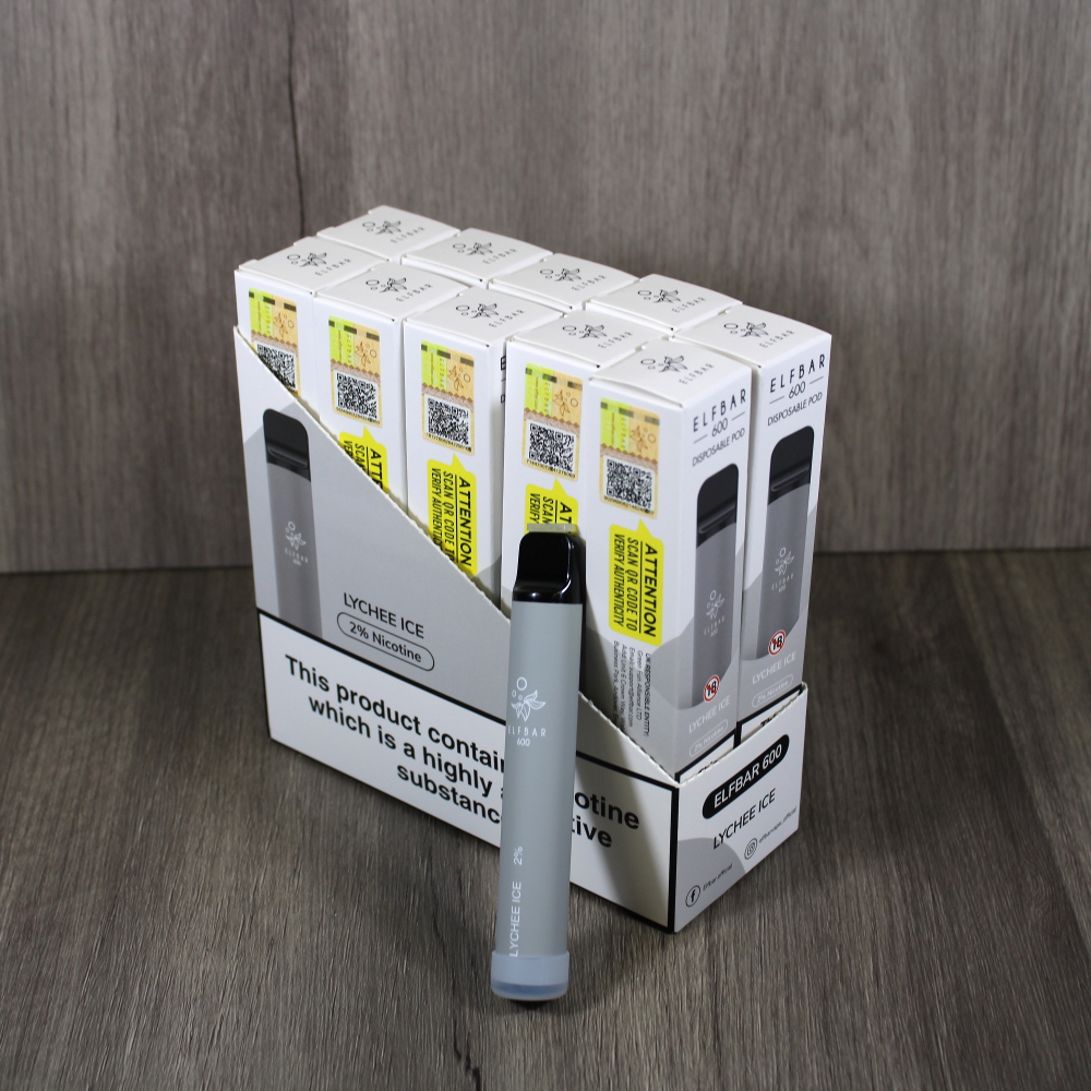 Elf Bar 600 Disposable Vape Bar - Lychee Ice