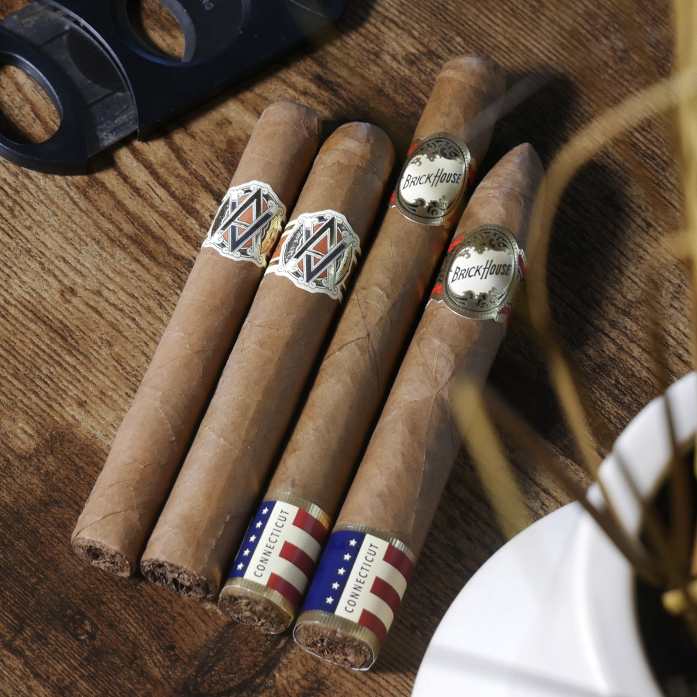 Exclusive Connecticut Wrapper Sampler – 4 Cigars