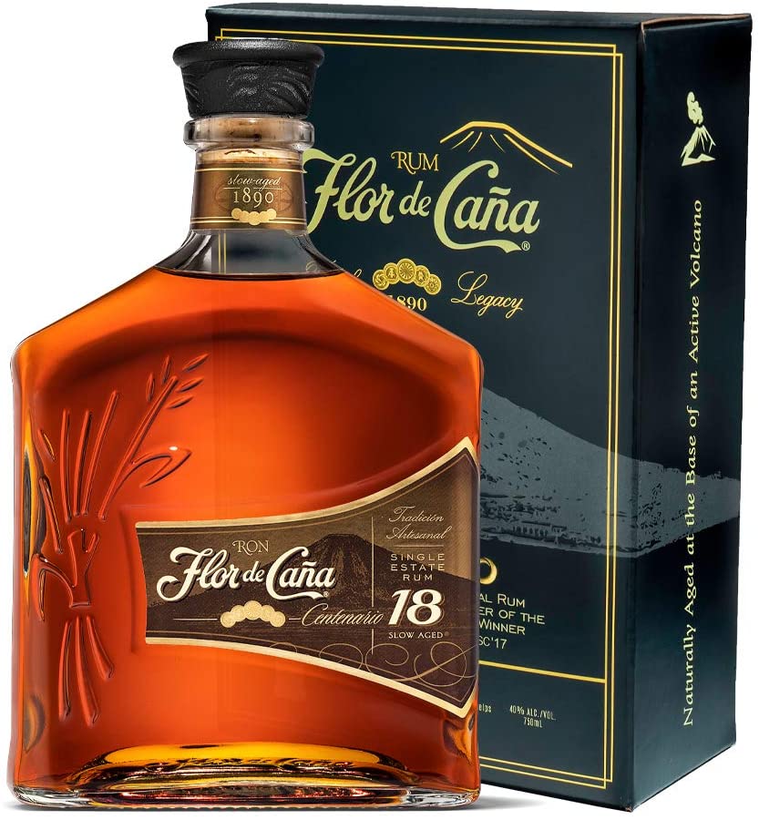 Flor de Cana 18 Year Old Rum - 40% 70cl