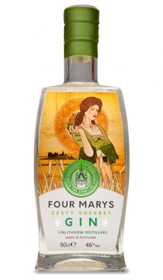Four Marys Zesty Sherbet Gin - 50cl 46%