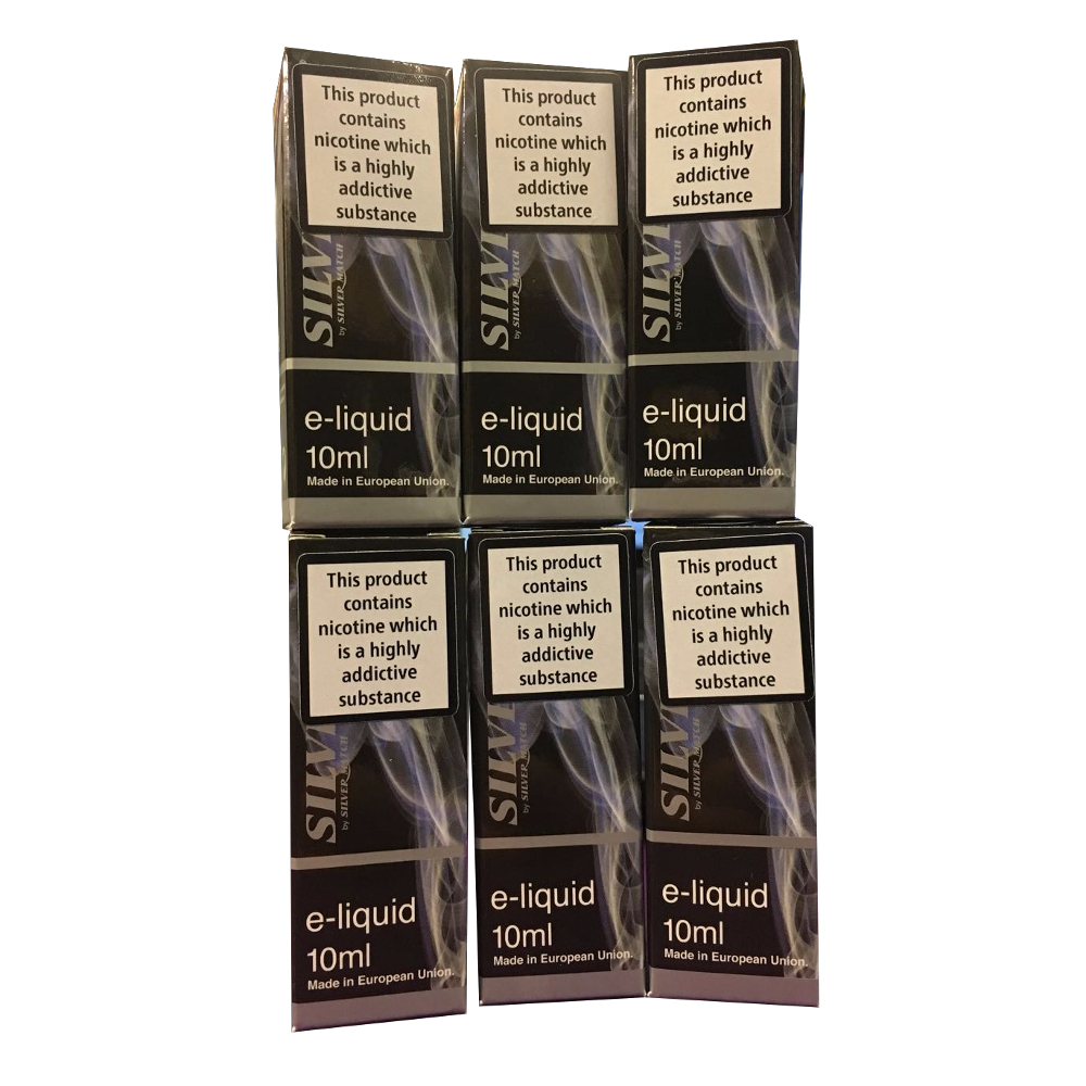 Silver Cig Passion Fruit Vape E- Liquid 6 x 10ml 12mg