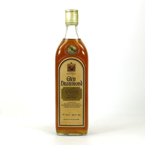 Glen Drummond 8 Year Old 1970s Blended Malt - 70cl 75 Proof