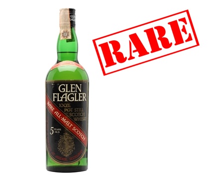 Glen Flagler 5 Year Old 1970s Rare All Malt Scotch Whisky - 75cl 40%