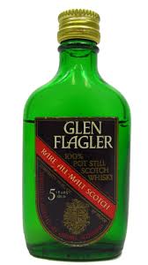 Glen Flagler 5 Year Old 100% Pot Still Whisky Miniature - 5cl