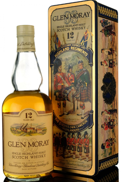 Glen Moray 12 Year Old Circa 1990 - 75cl 40%