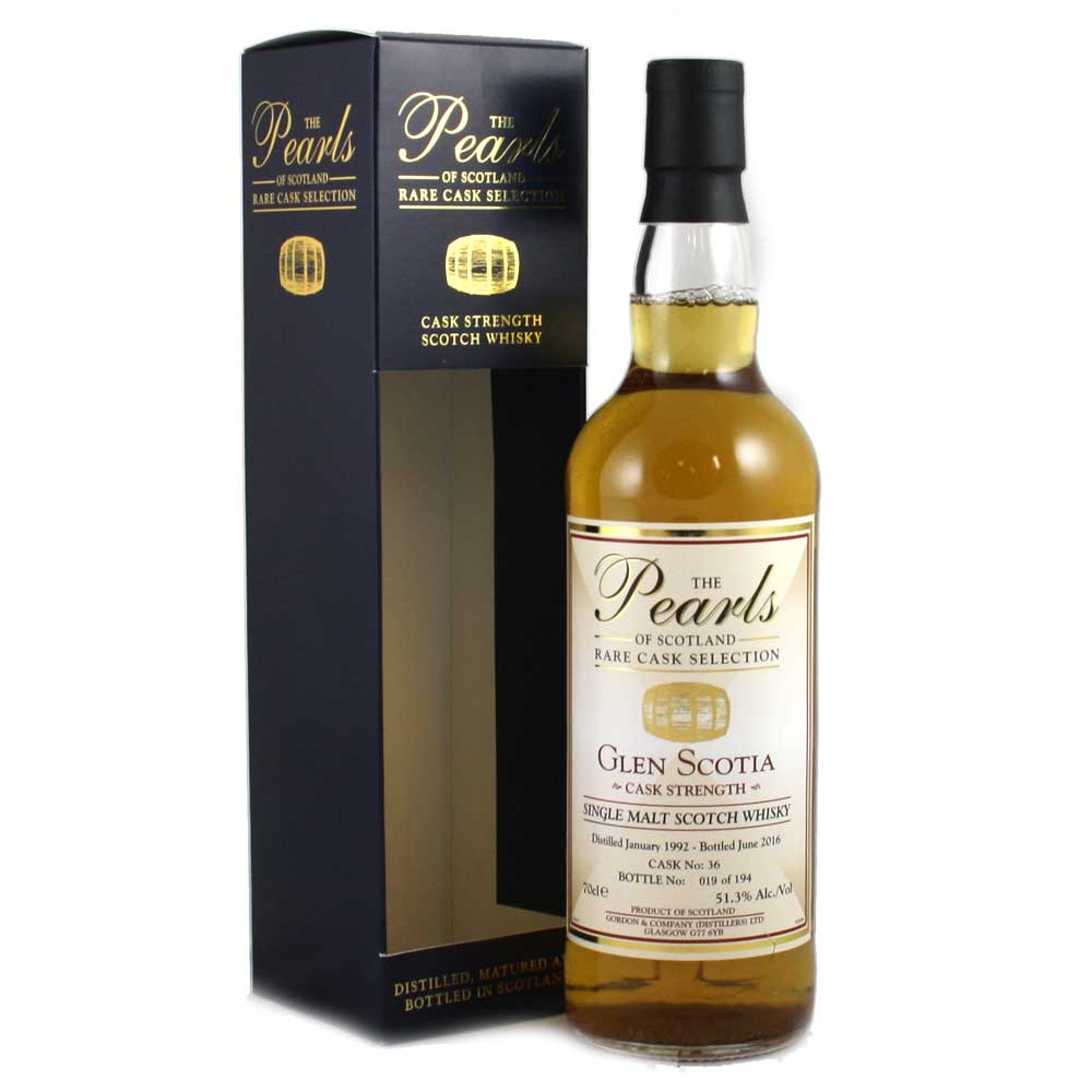 Glen Scotia 1992 Pearls of Scotland Whisky - 70cl 51.3%