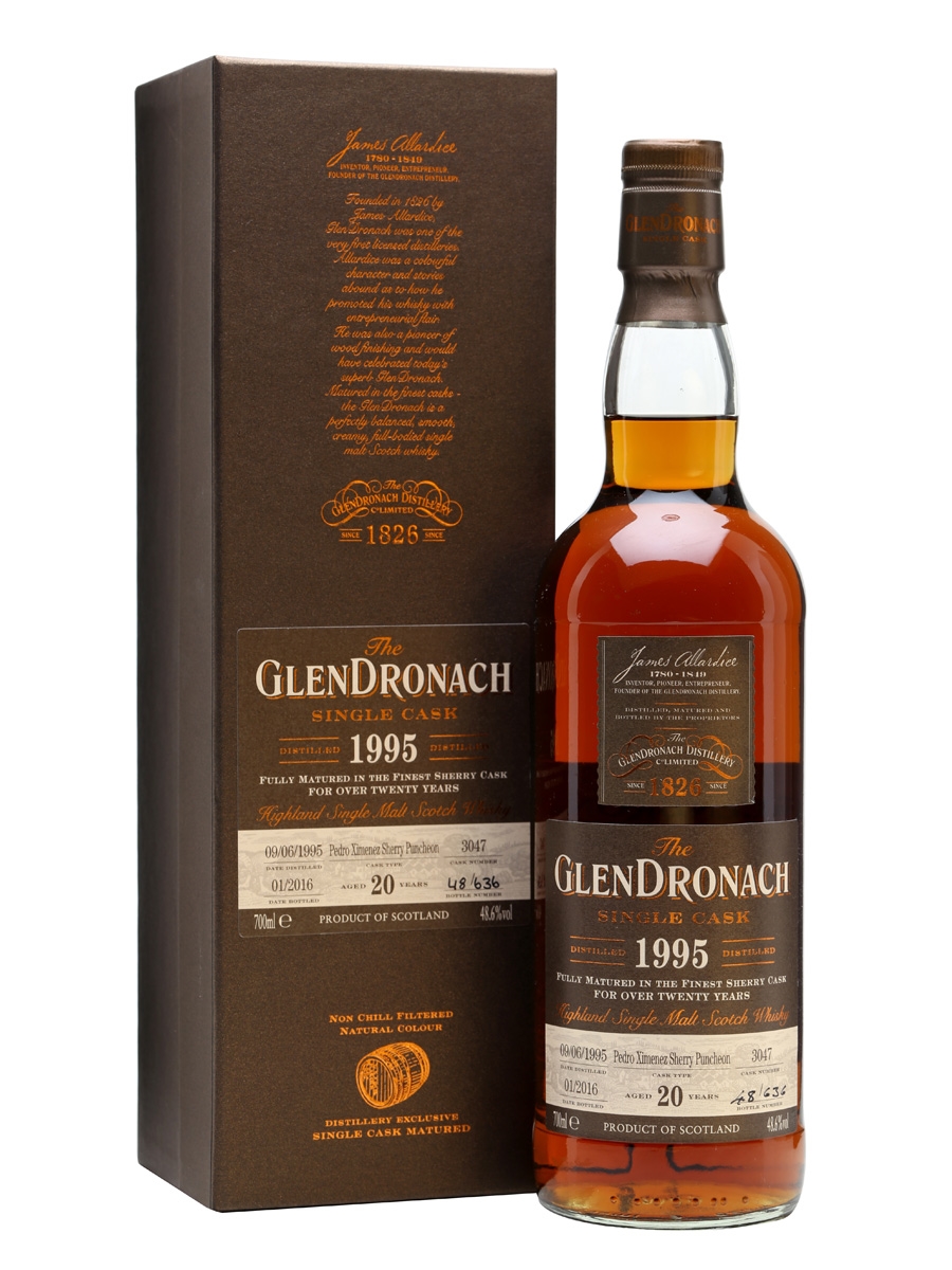 Glendronach 20 Year Old 1995 (cask 3047) Batch 13 - 70cl 48.6%
