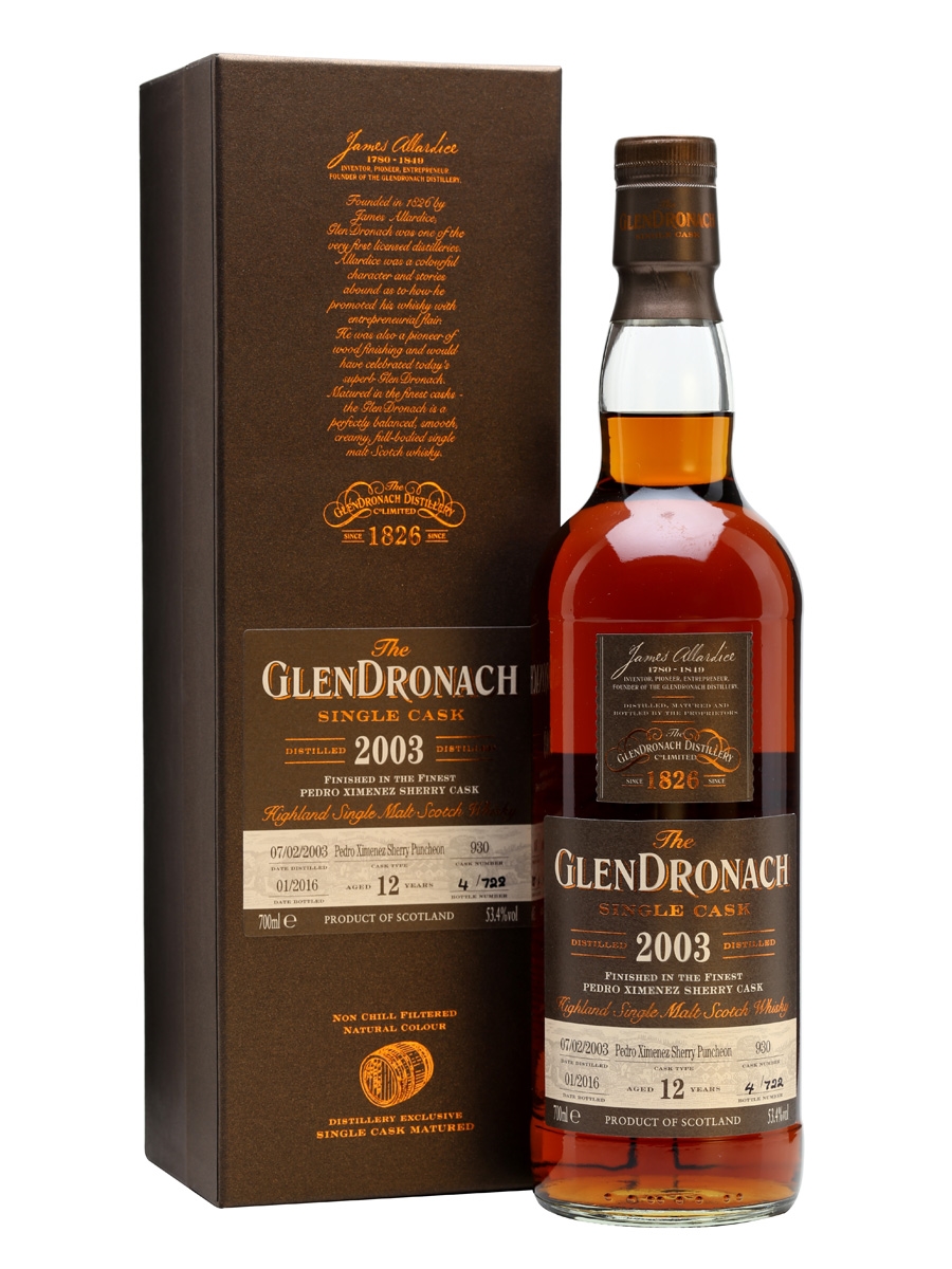 Glendronach 12 Year Old 2003 (cask 930) Batch 13 - 70cl 53.4%