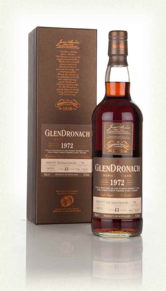 Glendronach 43 Year Old 1972 (cask 706) Batch 12 - 70cl 51.1%