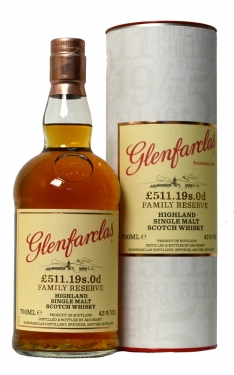 Glenfarclas £511.19s.0d Family Reserve Single Malt Scotch Whisky