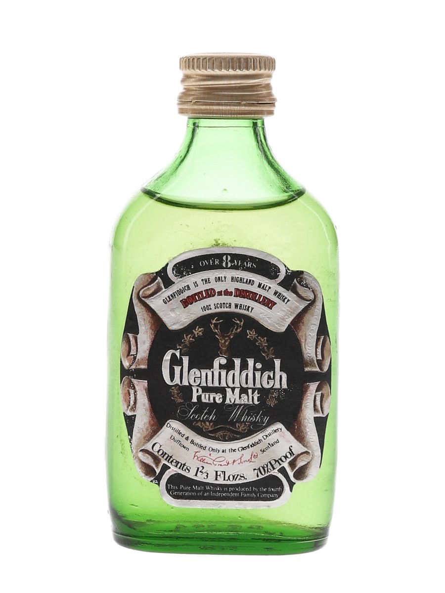 Glenfiddich Over 8 Years Old Pure Malt Vintage Miniature - 40% 4.7cl