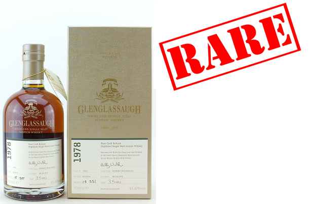 Glenglassaugh 1978 35 Year Old Sherry Hogshead (Cask 1803) Whisky - 70cl 41.6%