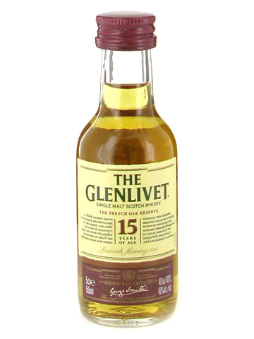 Glenlivet 15 Year Old French Oak Reserve Miniature - 5cl 40%