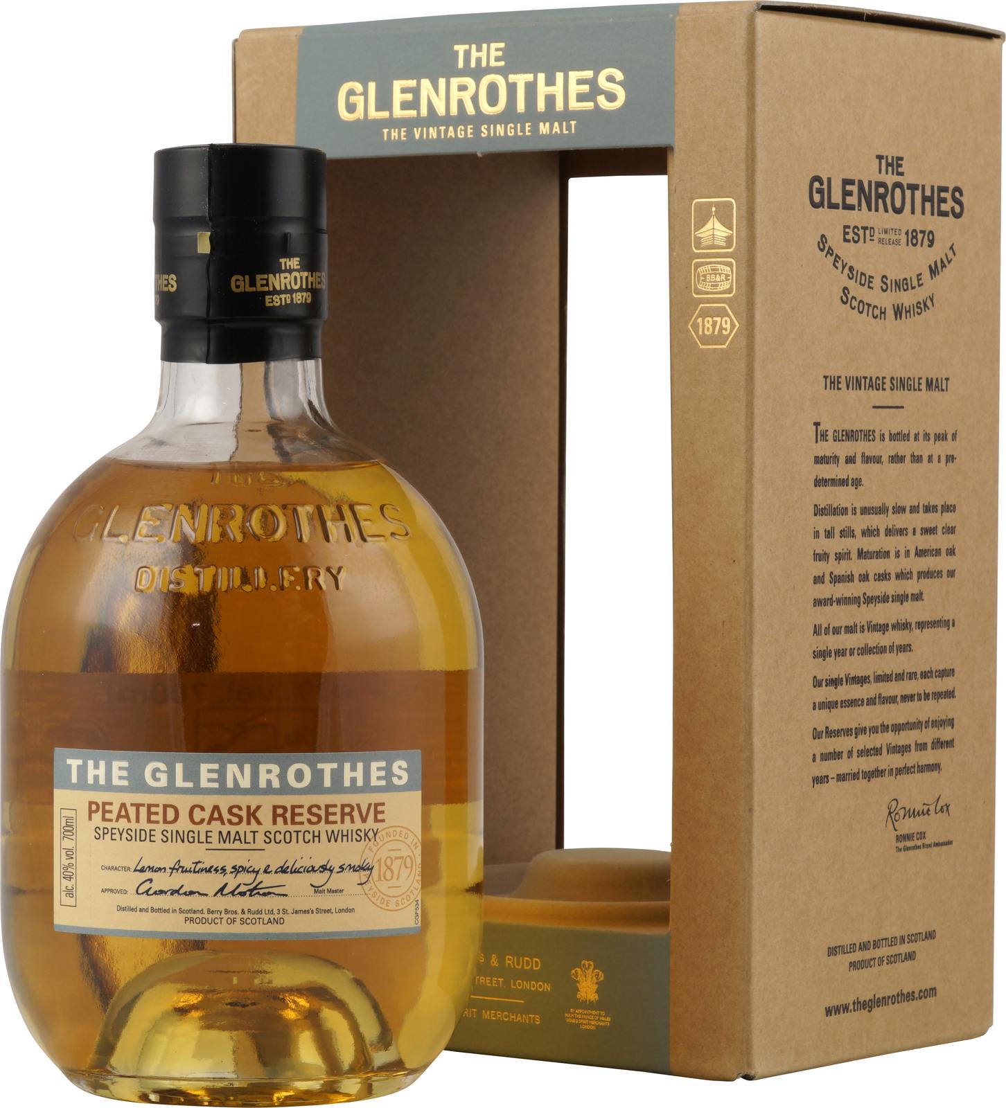 Glenrothes Peated Cask Reserve - 70cl 40%