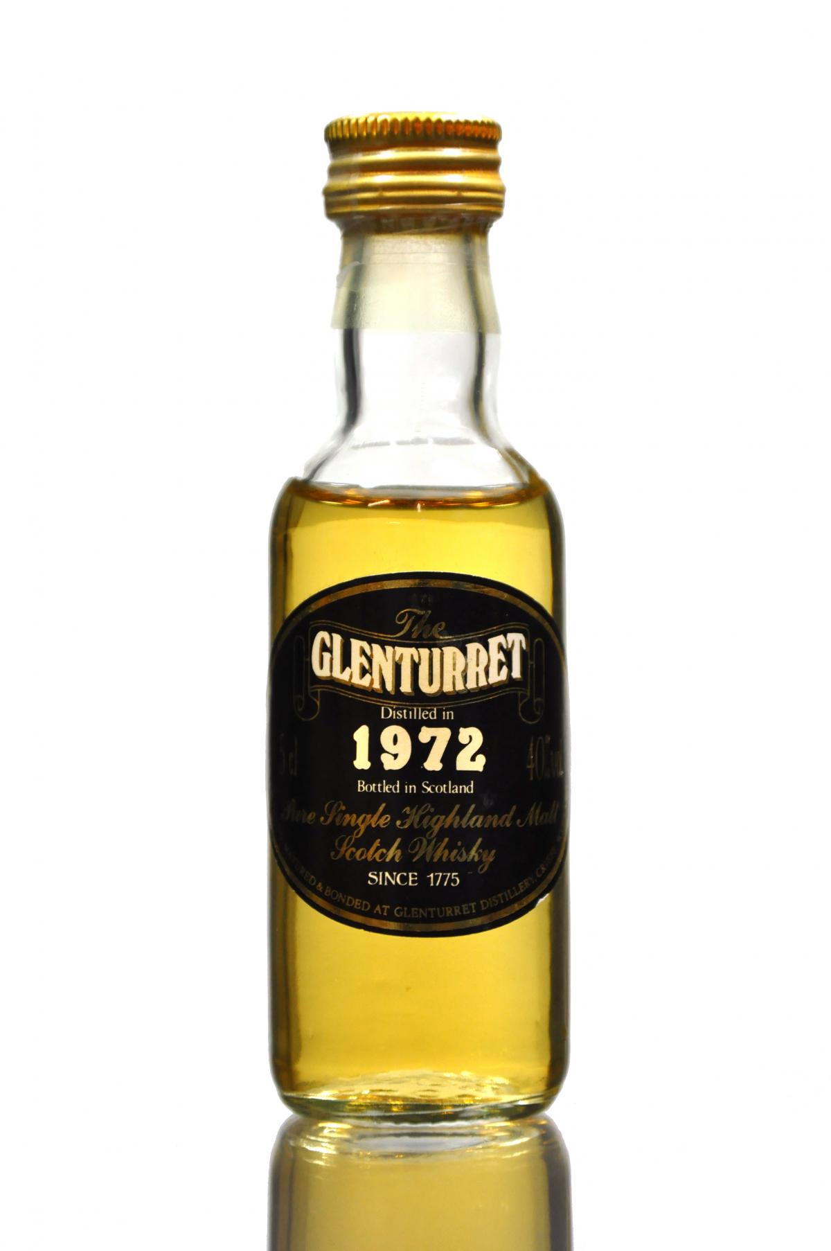 Glenturret 1972 Distilled Miniature - 5cl 40%