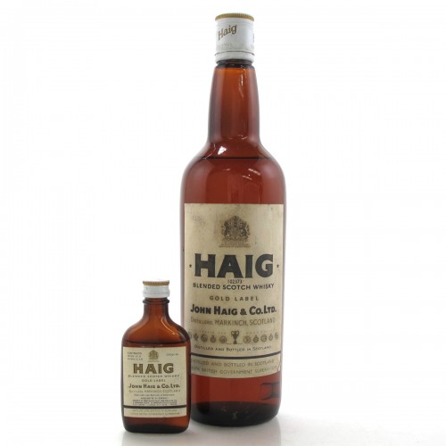 Haig Gold Label 1960s including Miniature Blended Scotch Whisky