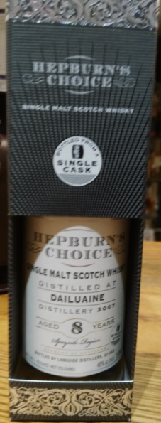 Tomintoul Hepburns Choice Dailuaine 8 Year Old - 20cl 46%