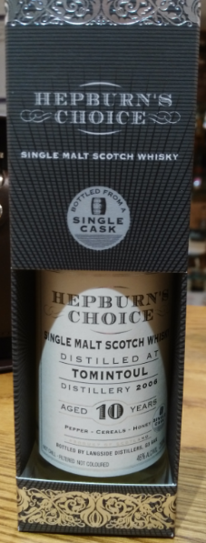 Hepburns Choice Tomintoul 10 Year Old  - 20cl 46%