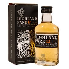 Highland Park 12 Year Old Viking Honour Miniature -  5cl 40%