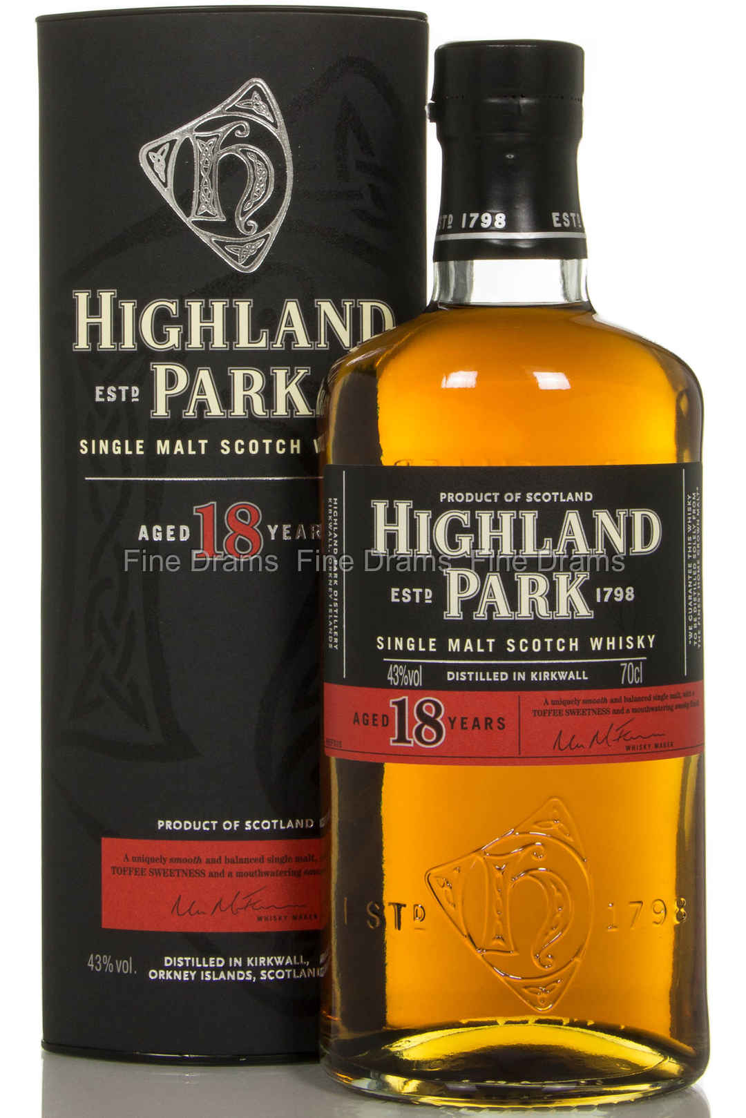 Highland Park 18 Year Old Single Malt Scotch Whisky 70cl 43