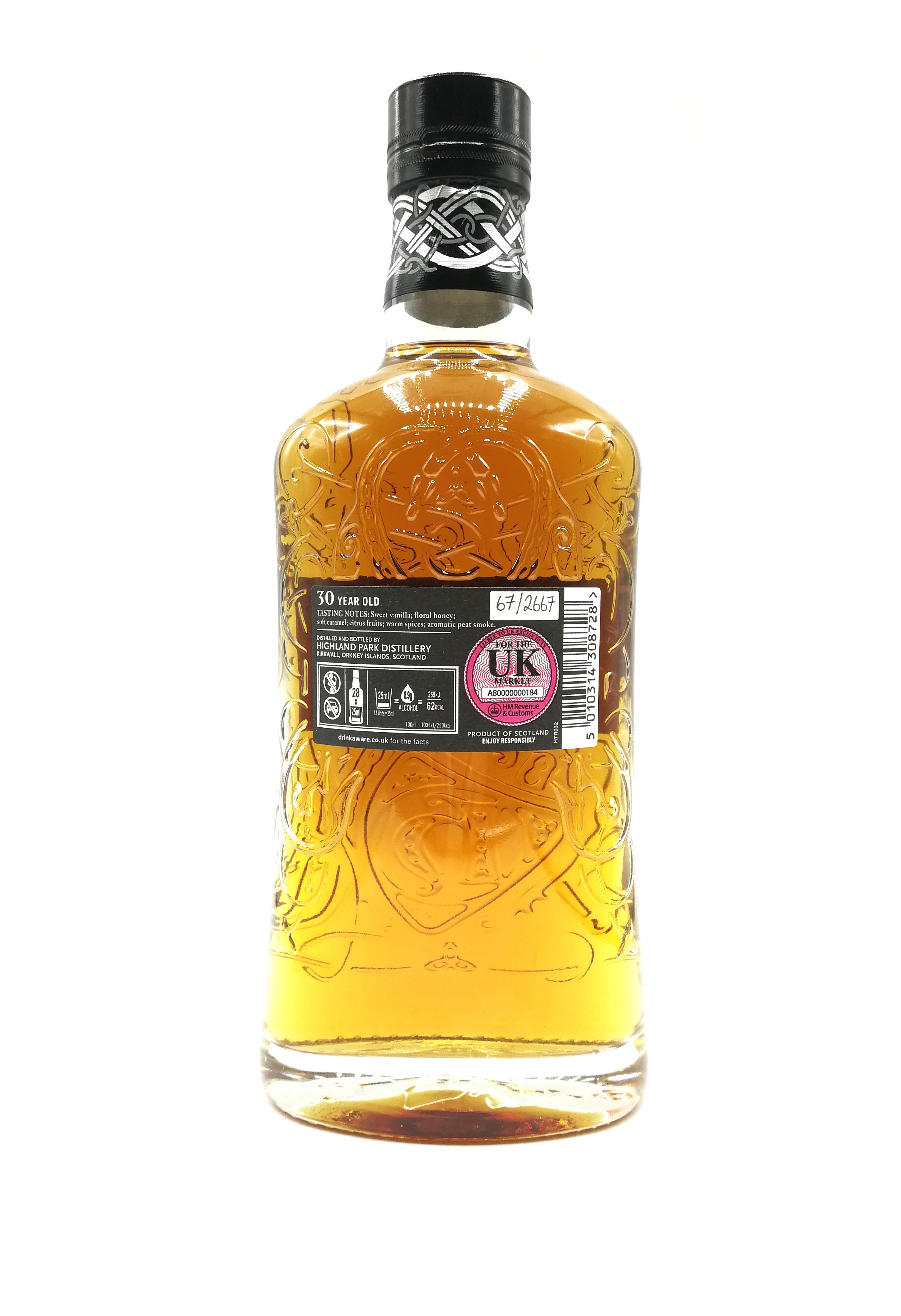 HIGHLAND PARK 30年 SPRING 2019 RELEASE Highland Park 30 Year Old (Spring 2019 Release) 70cl Whisky