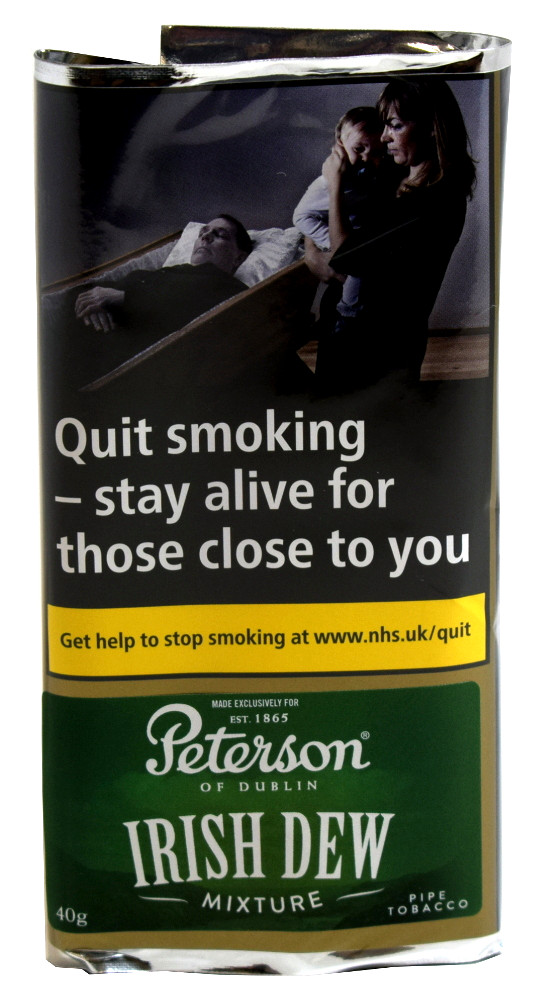 irish dew tobacco Peterson Irish Dew Mixture Pipe Tobacco 40g Pouch