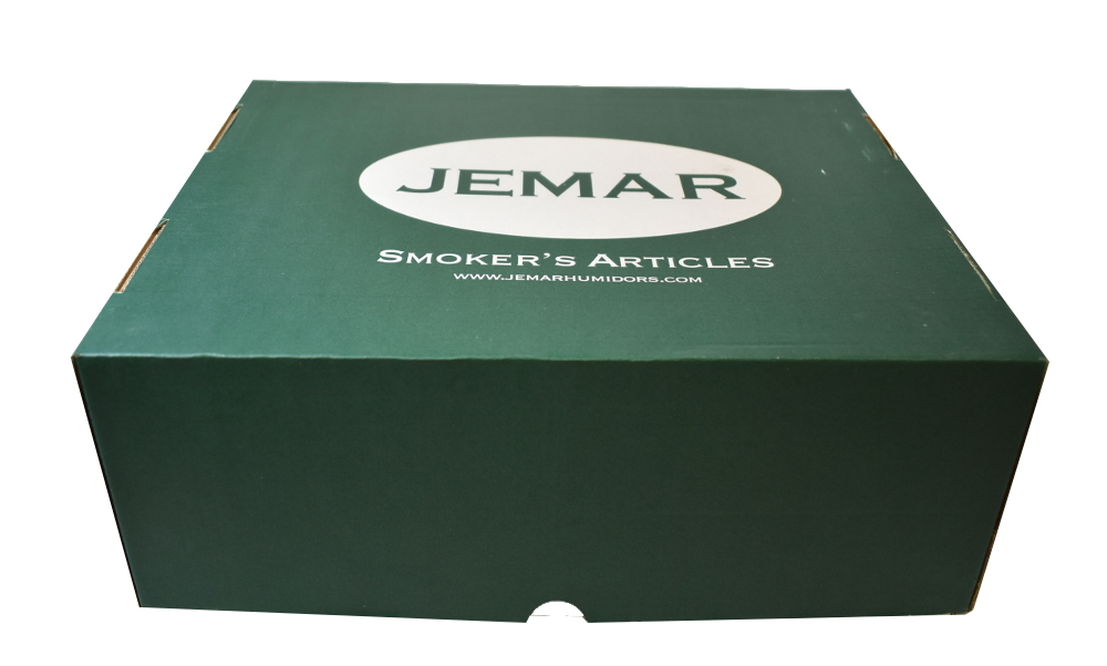 Jemar Indian Collection Brown Patterned Humidor 70 Cigar Capacity