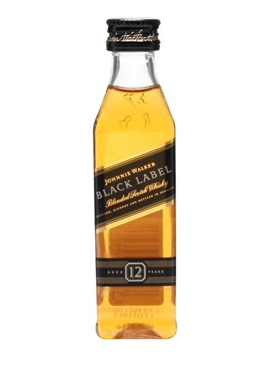 Johnnie Walker Black Label Blended Scotch Whisky 5cl 40