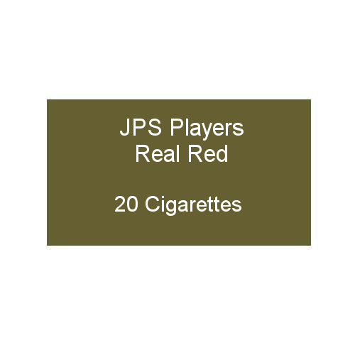 JPS Players Real Red - 1 pack of 20 cigarettes (20)