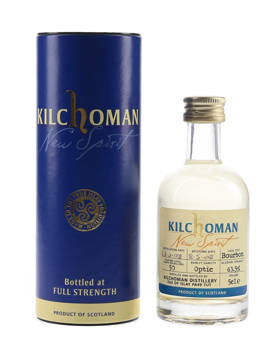 Kilchoman New Spirit Miniature - 5cl 63.5%