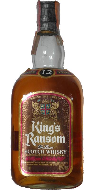 King's Ransom 12 Year Old De Luxe Blended Whisky - 75cl 43%