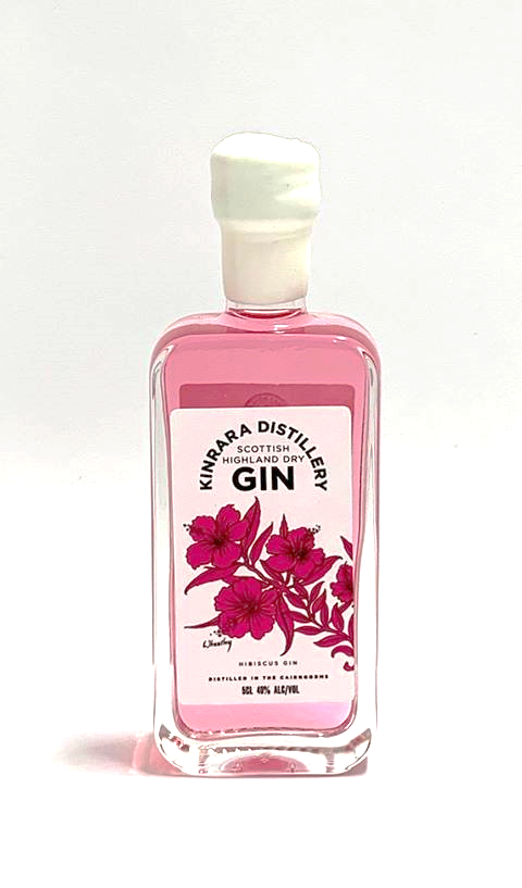 Kinrara Hibiscus Gin Miniature - 5cl 40%