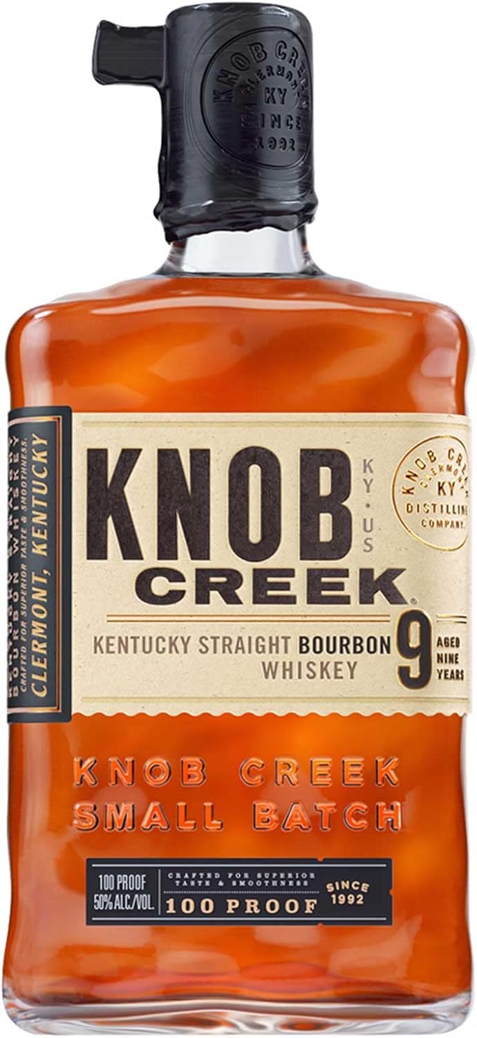 Knob Creek 9 Year Old Small Batch Bourbon - 50% 70cl