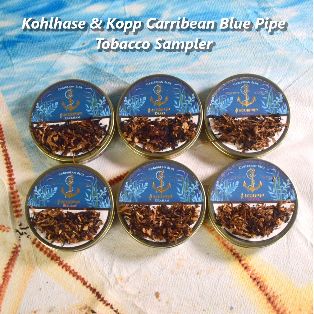 kopp tobacco Kohlhase & Kopp Caribbean Blue Range Pipe Tobacco Sampler