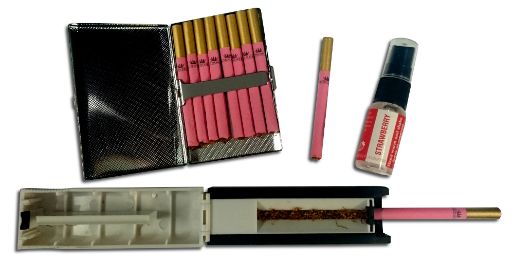 Make Your Own Pink Strawberry Cigarettes Kit