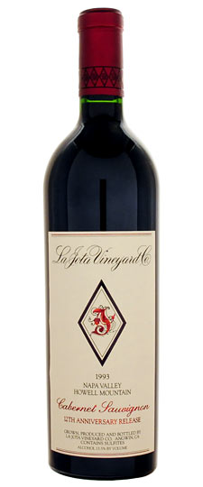 La Jota Howell Mountain Cabernet Franc 1993 Wine - 75cl