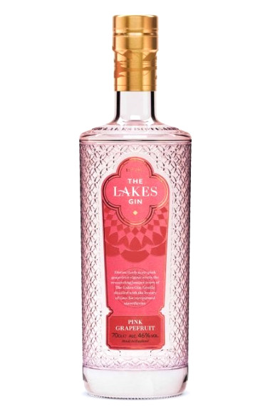 The Lakes Pink Grapefruit Gin - 46% 70cl