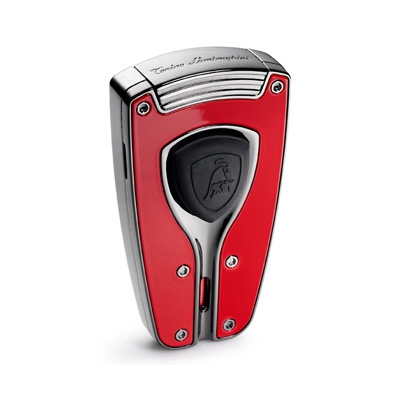 Lamborghini Forza Red Carbon Fiber Torch Lighter